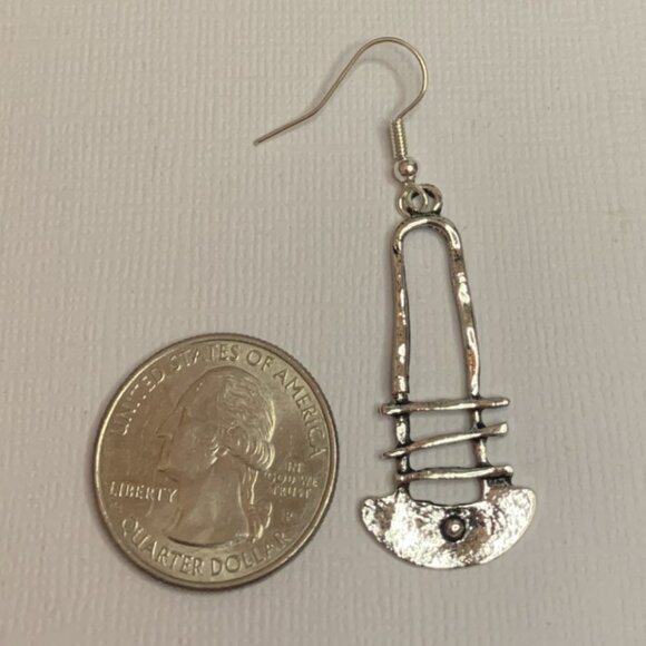 Axe Earring, Viking Earring, Warrior Earring, Punk Goth Earring, Halloween - Picture 6 of 6